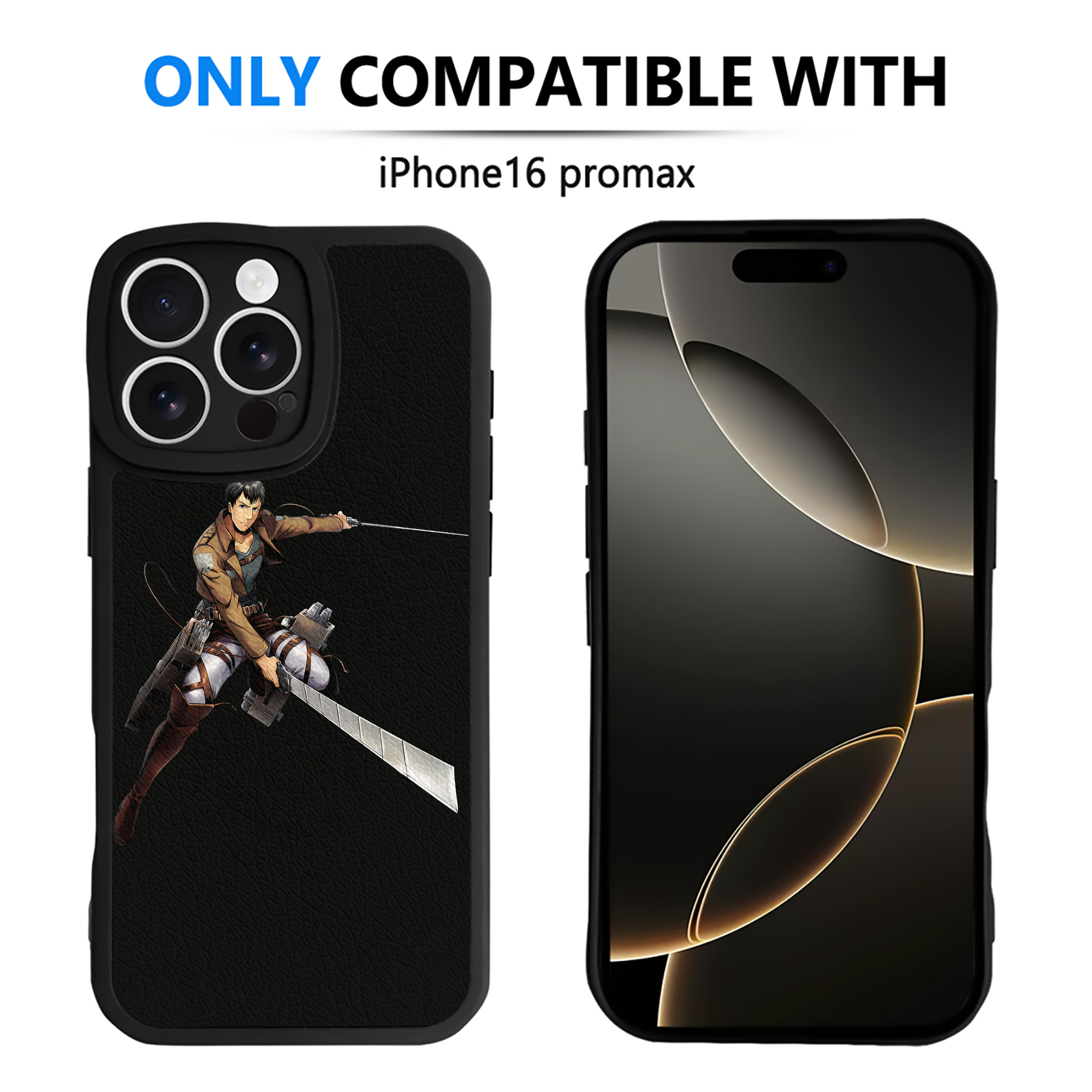 （画像用） 進撃の巨人 ベルトルト・フーバー Attack on Titan Bertholdt Hoover 【iPhone 16シリーズ対応】シリコンスマホケース（レザー調） 材質：シリコン